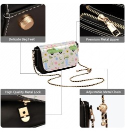 Crossbody Bags for Women Trendy Women's Black Shoulder Bag Small PU Leather Flap Cross Body Bag Handbags Pattern19 $18.85 Cro...