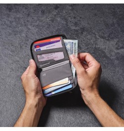 Mionbel RFiD Protected Zip Bifold Wallet — Slim Wallet for Travel, Eco-Friendly, Recyclable Material $20.48 Wallets