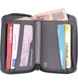 Mionbel RFiD Protected Zip Bifold Wallet — Slim Wallet for Travel, Eco-Friendly, Recyclable Material $20.48 Wallets