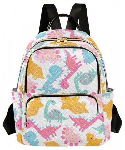 Dinosaurs Backpack Purse for Women Ladies Fashion Travel MiniShoulder Bags with Zipper Weekend Bag,S Medium $12.40 Backpacks