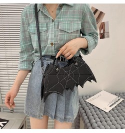 Bat Wing Crossbody Purse Handbags Halloween Spider Web Tote Shoulder Bag Satchel for Women Black $20.98 Satchels