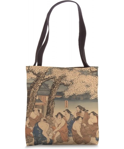 Sumo Wrestling Expression Japan Rich Cultural Heritage Tote Bag $11.28 Totes