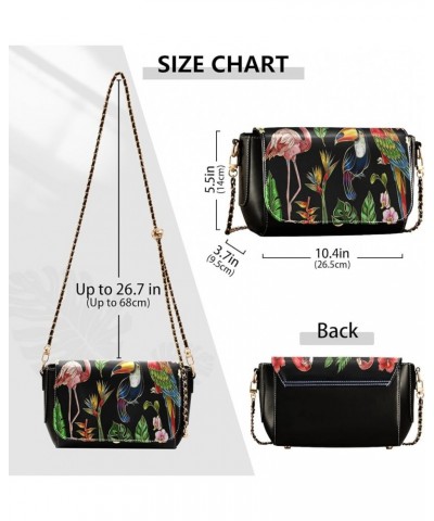 Crossbody Bags for Women Trendy Women's Black Shoulder Bag Small PU Leather Flap Cross Body Bag Handbags Pattern13 $18.03 Cro...