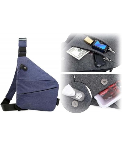 Wander Plus Anti Theft Travel Bag for Women, 2024 Wander Bag Travel Purses Anti Theft Crossbody Bag Blue $11.24 Crossbody Bags