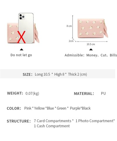 Fashion Coin ID Long Wallet Stone Pattern Solid Color Women Zipper Purse A10e Case Wallet Cute Animals A3-Yellow One Size $11...