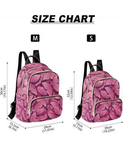 Mini Backpack Purse for Women Lightweight Girls Small Size Butterfly Pink Wings School Teens College Traveling Small $19.46 B...