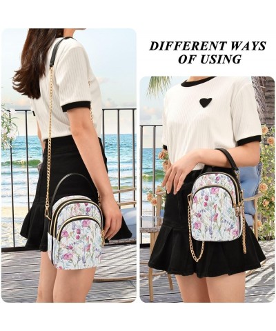 Small Crossbody Bag for Women with Compartments,Long Strap Crossbody Purse Polyester Phone Purse Wallet 5 $9.84 Crossbody Bags