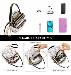 Small Crossbody Bag for Women with Compartments,Long Strap Crossbody Purse Polyester Phone Purse Wallet 5 $9.84 Crossbody Bags