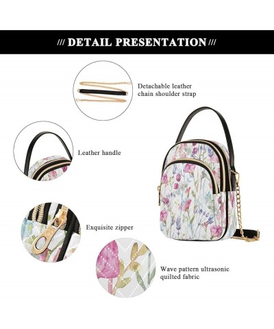 Small Crossbody Bag for Women with Compartments,Long Strap Crossbody Purse Polyester Phone Purse Wallet 5 $9.84 Crossbody Bags