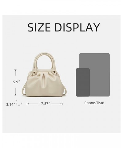 Satchel Handbag for Women Cute Hobo Bag Tote Shoulder Handbag Small Crossbody Purse Dumpling Bag Casual Clutch Purse Black $1...