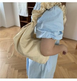 Tote Bag for Women Pleated Hobo Shoulder Bag Drawstring Underarm Bag Casual Crossbody Handbag Satchel Purse Pleated Tote Bag ...