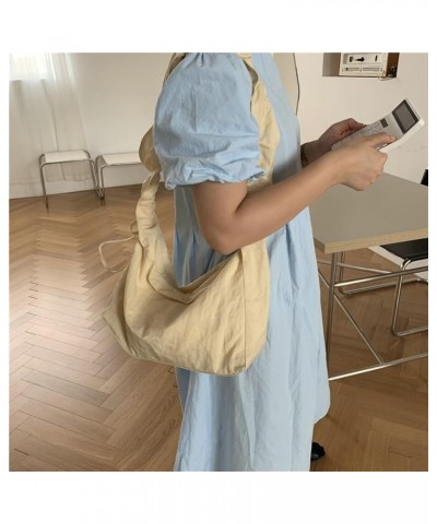 Tote Bag for Women Pleated Hobo Shoulder Bag Drawstring Underarm Bag Casual Crossbody Handbag Satchel Purse Pleated Tote Bag ...