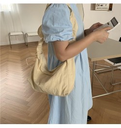 Tote Bag for Women Pleated Hobo Shoulder Bag Drawstring Underarm Bag Casual Crossbody Handbag Satchel Purse Pleated Tote Bag ...