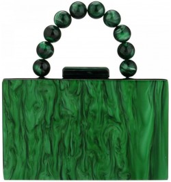 Acrylic Clutch and Purse for Women Box Handbag Evening Bag Shoulder Crossbody Bag for Wedding Party with Chain Dark Green $49...