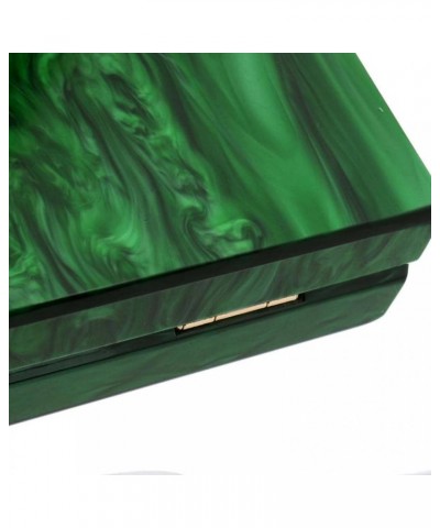 Acrylic Clutch and Purse for Women Box Handbag Evening Bag Shoulder Crossbody Bag for Wedding Party with Chain Dark Green $49...