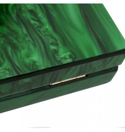 Acrylic Clutch and Purse for Women Box Handbag Evening Bag Shoulder Crossbody Bag for Wedding Party with Chain Dark Green $49...