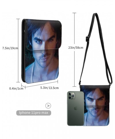 Ian Somerhalder Small Crossbody Bags Fashion Small Cell Phone Purse Mini Messenger Shoulder Bag Handbag For Women Girls $18.3...