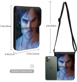 Ian Somerhalder Small Crossbody Bags Fashion Small Cell Phone Purse Mini Messenger Shoulder Bag Handbag For Women Girls $18.3...