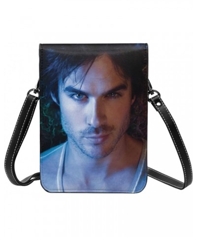 Ian Somerhalder Small Crossbody Bags Fashion Small Cell Phone Purse Mini Messenger Shoulder Bag Handbag For Women Girls $18.3...