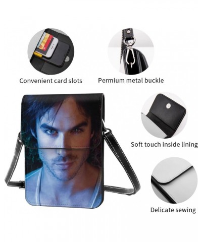 Ian Somerhalder Small Crossbody Bags Fashion Small Cell Phone Purse Mini Messenger Shoulder Bag Handbag For Women Girls $18.3...