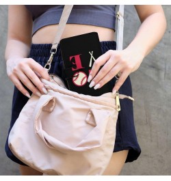 I Love Baseball PU Leather Womens Wallet Large Capacity Zippered Bifold Purse with 12 Card Slot Coin Case $18.86 Wallets