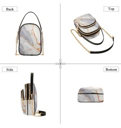 Marble Print Small Crossbody Purses for Women Crossbody Bags Fanny Packs Handbags Wallet Cell Phone Shoulder Purse for Women ...