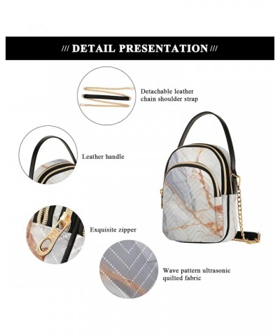 Marble Print Small Crossbody Purses for Women Crossbody Bags Fanny Packs Handbags Wallet Cell Phone Shoulder Purse for Women ...