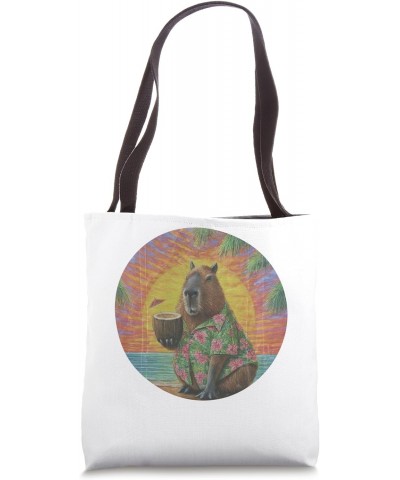 Vintage Capybara Retro Capybara Tote Bag $9.84 Totes