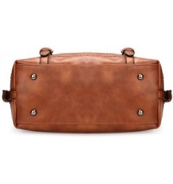 Effortlessly Chic: Elevate Your Style with Our Oil Wax Leather Tote Bag Brown $37.44 Shoulder Bags