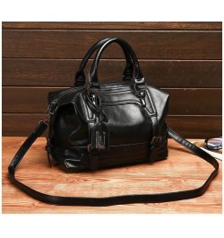 Effortlessly Chic: Elevate Your Style with Our Oil Wax Leather Tote Bag Brown $37.44 Shoulder Bags