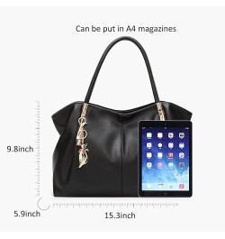 Purses and Handbags for Women Shoulder Bags PU Leather Top-Handle Bags Totes With Pendant Red $19.26 Shoulder Bags