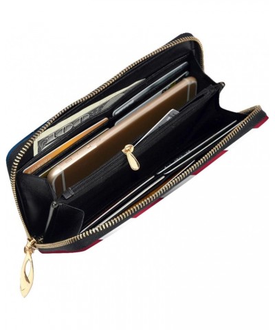 American Flag picture Leather long clutch wallet : Comfortable, lightweight, waterproof, durable 7.48 x 4.13 in $25.92 Clutches