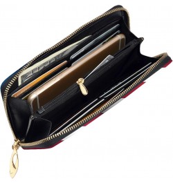 American Flag picture Leather long clutch wallet : Comfortable, lightweight, waterproof, durable 7.48 x 4.13 in $25.92 Clutches