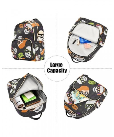 Small Backpack for Women Travel Bag Cool Skeleton Skull Daypack Purse Fashion Shoulder Bag Rucksack Medium A268 $13.25 Backpacks