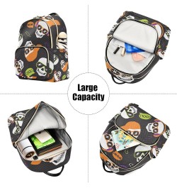 Small Backpack for Women Travel Bag Cool Skeleton Skull Daypack Purse Fashion Shoulder Bag Rucksack Medium A268 $13.25 Backpacks