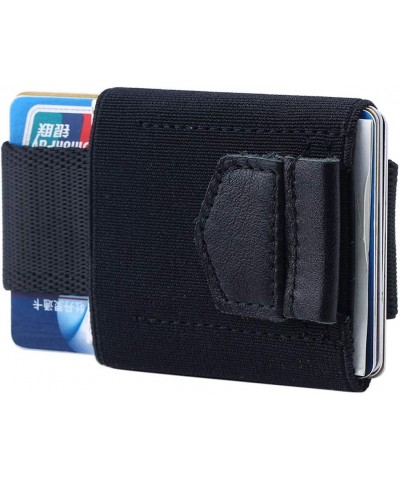 Men's Slim Minimalist Wallet- Thin Everyday Carry Card Holder- Keys, Cash, Coin (Can hold 2-18 cards) (black) black $8.48 Wal...