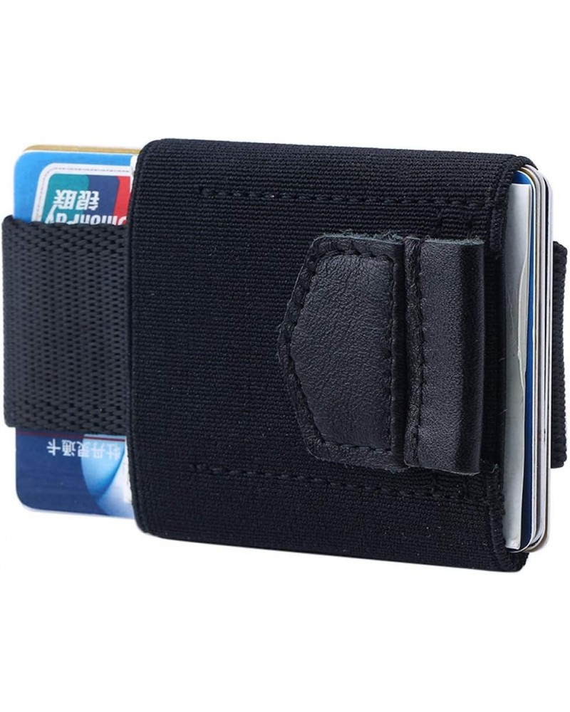 Men's Slim Minimalist Wallet- Thin Everyday Carry Card Holder- Keys, Cash, Coin (Can hold 2-18 cards) (black) black $8.48 Wal...