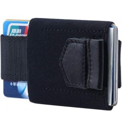 Men's Slim Minimalist Wallet- Thin Everyday Carry Card Holder- Keys, Cash, Coin (Can hold 2-18 cards) (black) black $8.48 Wal...