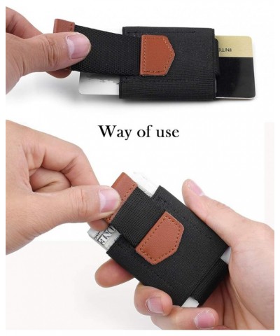 Men's Slim Minimalist Wallet- Thin Everyday Carry Card Holder- Keys, Cash, Coin (Can hold 2-18 cards) (black) black $8.48 Wal...