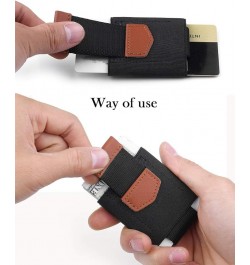 Men's Slim Minimalist Wallet- Thin Everyday Carry Card Holder- Keys, Cash, Coin (Can hold 2-18 cards) (black) black $8.48 Wal...