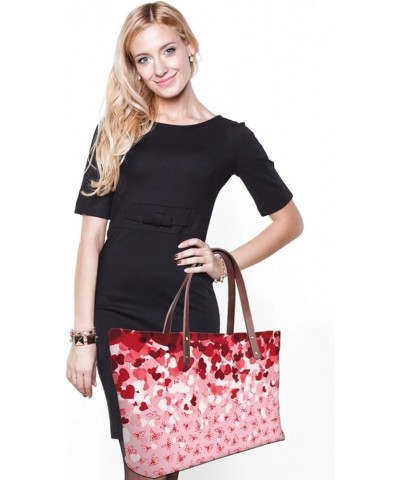 Purses and Handbags for Women Handle Satchel Shoulder Bags Ladies Tote Valentine's Day Print $18.19 Totes