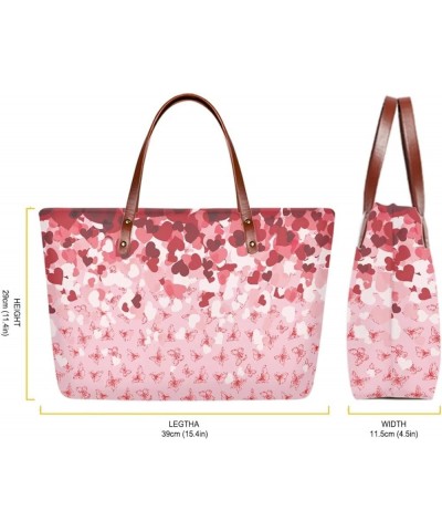 Purses and Handbags for Women Handle Satchel Shoulder Bags Ladies Tote Valentine's Day Print $18.19 Totes