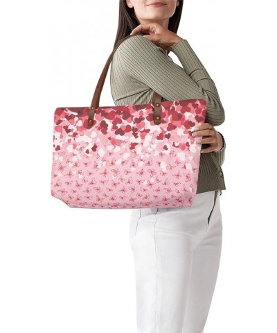 Purses and Handbags for Women Handle Satchel Shoulder Bags Ladies Tote Valentine's Day Print $18.19 Totes