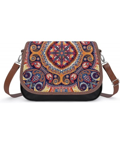 Leather Hobo Bags Women's Crossbody Shoulder Bag Classic City Top Handle Satchels Unicorn Colorful Color4 $18.44 Hobo Bags