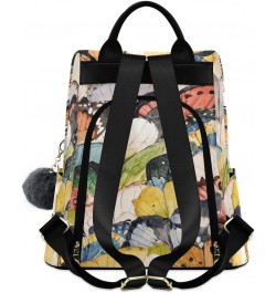 Backpack Purse for Women Fashion Travel Anti-theft Butterfly Daypack Casual Shoulder Bag Medium Size $18.81 Backpacks