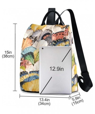 Backpack Purse for Women Fashion Travel Anti-theft Butterfly Daypack Casual Shoulder Bag Medium Size $18.81 Backpacks