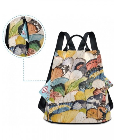 Backpack Purse for Women Fashion Travel Anti-theft Butterfly Daypack Casual Shoulder Bag Medium Size $18.81 Backpacks