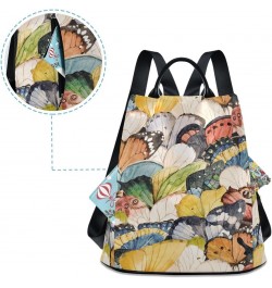 Backpack Purse for Women Fashion Travel Anti-theft Butterfly Daypack Casual Shoulder Bag Medium Size $18.81 Backpacks