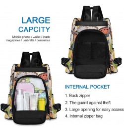 Backpack Purse for Women Fashion Travel Anti-theft Butterfly Daypack Casual Shoulder Bag Medium Size $18.81 Backpacks