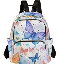 Backpack for Women Butterflies Are Flying Lightweight Casual Daily Quilted Travel Backpack 11.4×6.1×14.1 in Medium $16.80 Bac...